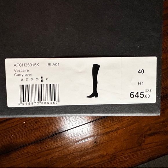 The Kooples Black Suade Thigh-High Boots - Picture 4 of 11